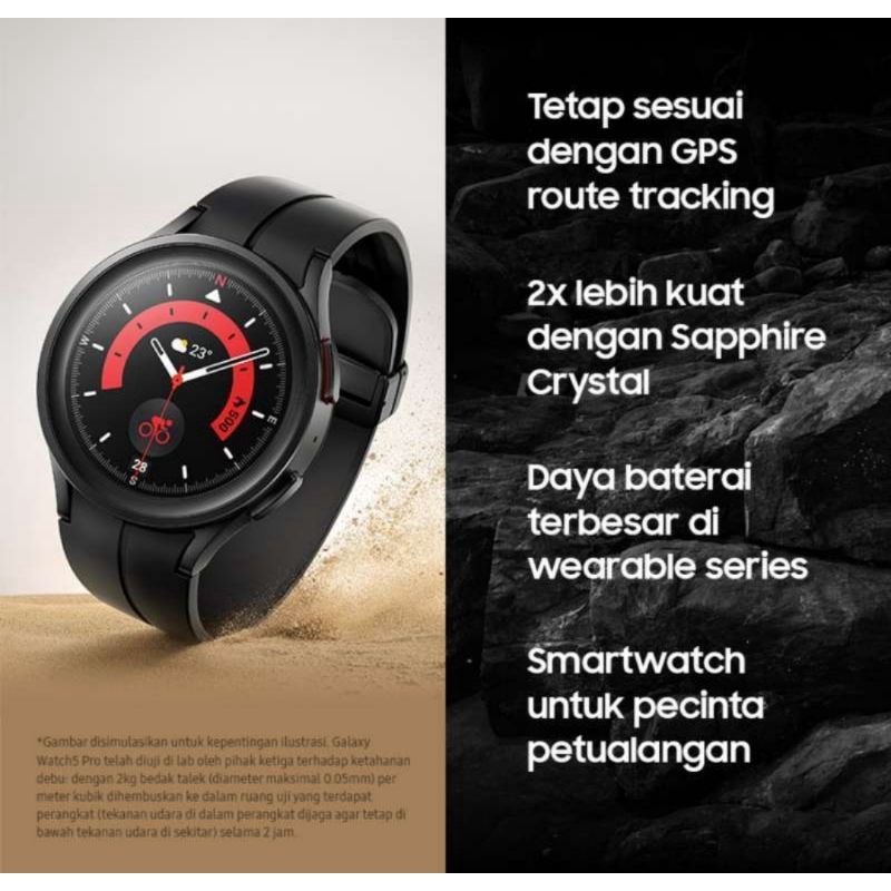 Samsung Galaxy Watch5 Pro 45mm Grs Resmi Samsung Indonesia SEIN