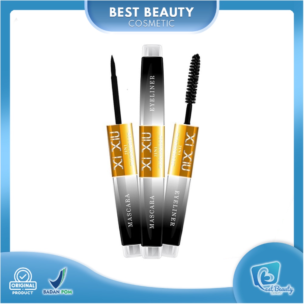 ★ BB ★ XI XIU Divine 2 in 1 Mascara Eyeliner | 2in1 Maskara Xixiu