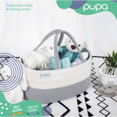 Terlaris Caddy Bag Bayi + Tutup / Felt Diaper Caddy Bag / Tas Bayi Baby Penutup Caddy Bag Baby Tas