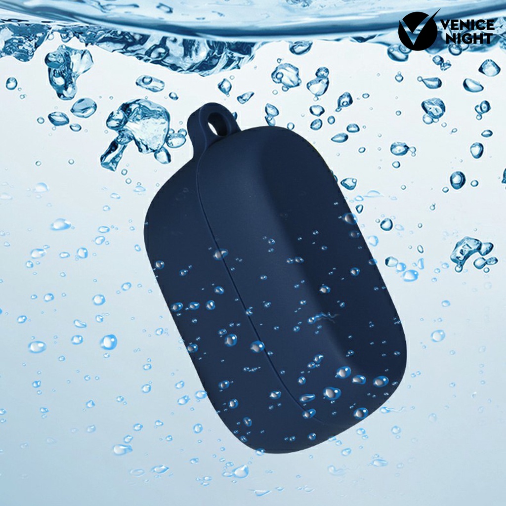 (VNEP) (Berkabel) Soft Silicone Full Protective Dustproof Earphone Bag Protector Case Cover untuk Elite 75T