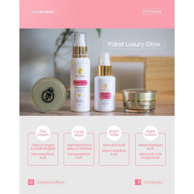 paket luxury glow MeyJS beaute by MJS
