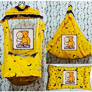 Image of Ayunan karakter bayi set 3 in 1 | Kain ayunan Karakter | kain ayunan bayi | terlaris