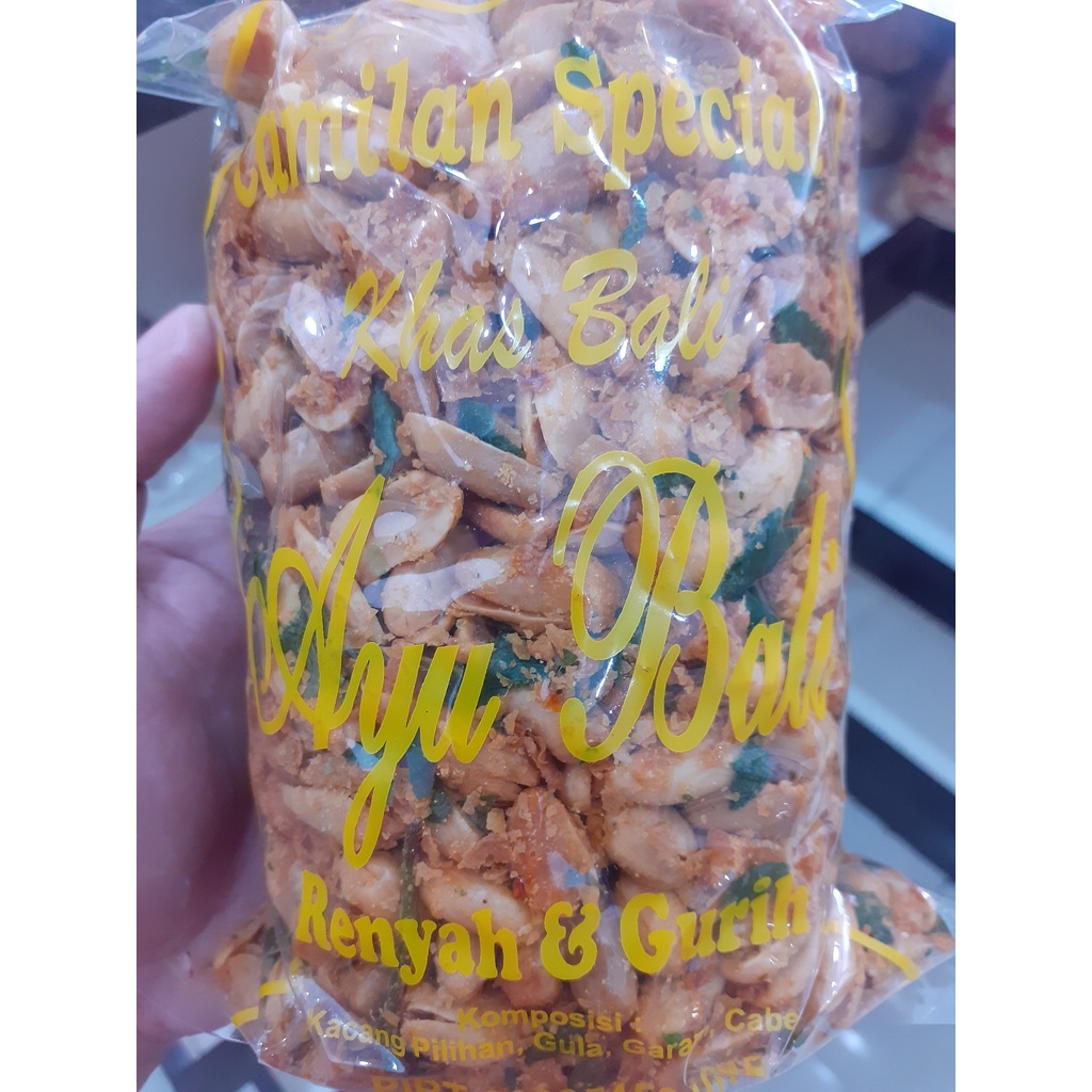 KACANG KAPRI BUMBU DAUN JERUK AYU BALI 300GR ASLI KHAS BALI