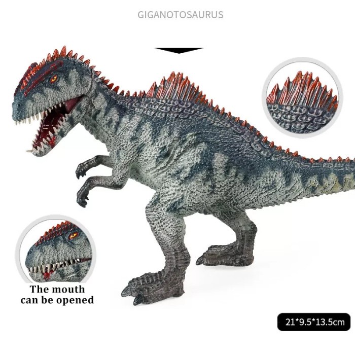ACTION FIGURE DINO GIGANOTOSAURUS MAINAN ANAK DINOSAURUS NEW CANNA