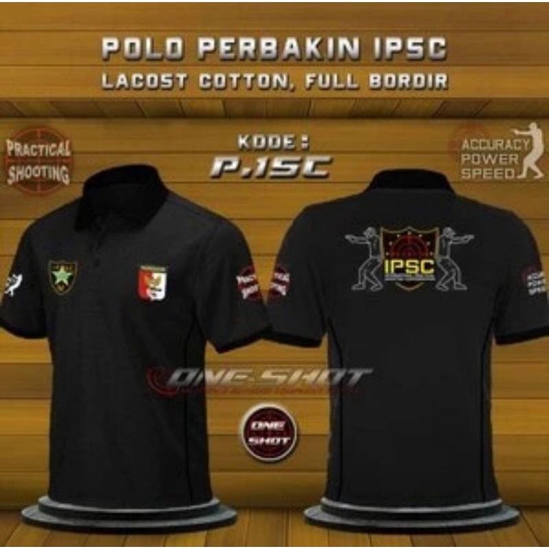 Kaos Poloshirt IPSC Perbakin Kaos Polo Perbakin Kode P.15C