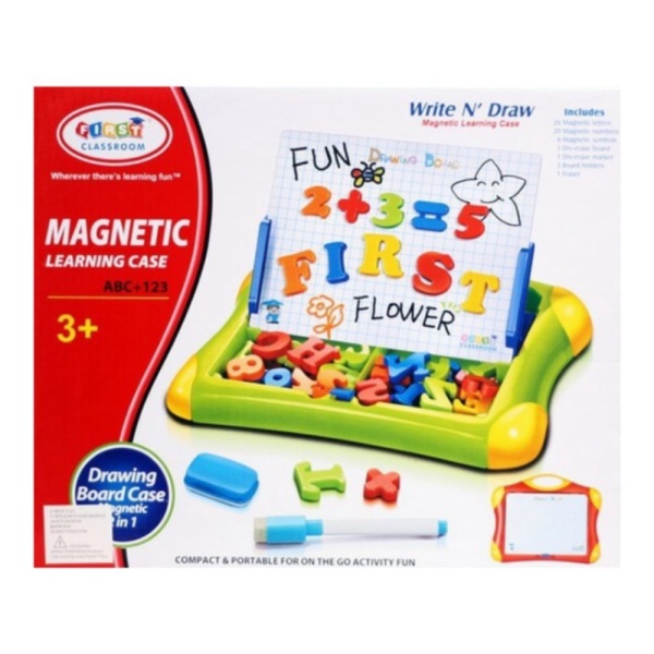 

Unik Mainan Edukasi Magnetic Learning Case Drawing Board 2 in 1/classroom - LEARNING 2 IN 1 Diskon