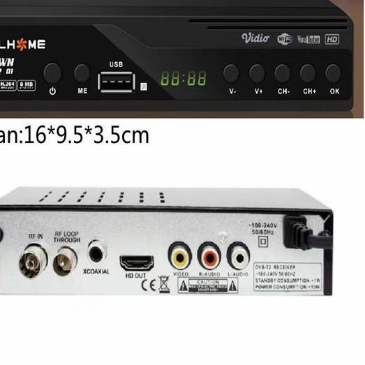 Set top box / STB WELHOME HD CROWN DVB-T2 Tv Digital Receiver Dongle - STB Welhome