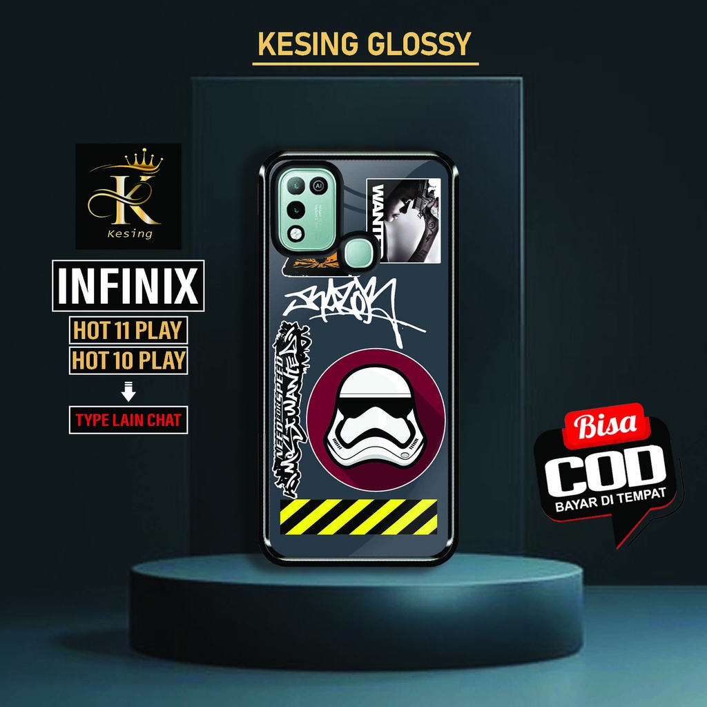 Case Infinix Hot 10 Play / Hot 11 Play Terbaru - Case Glossy Infinix Hot 10 Play - Softcase Infinix 