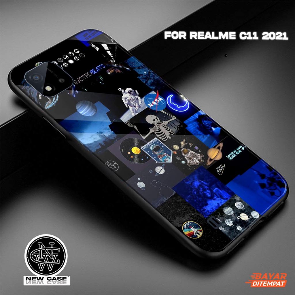 Case REALME C11 2021/C20 - Casing REALME C11 2021/C20 Terbaru 2022 Case lord case14 [ case NASA ] Si
