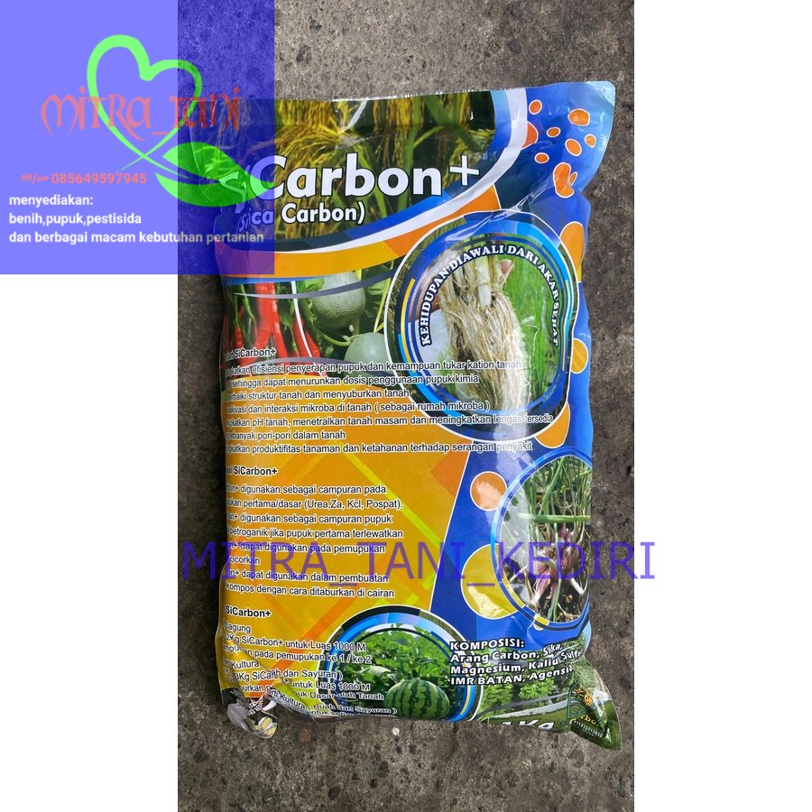 Pupuk silika & karbon SI CARBON + (Silica Carbon) kemasan 1kg