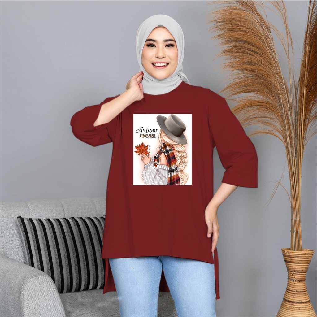 Tunik Basic Wanita Hijab's kaloborasi