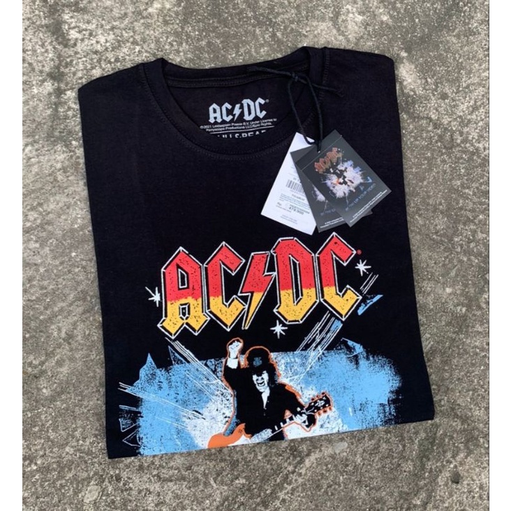 Tshirt Pull&bear ACDC Blow Up Your Video New