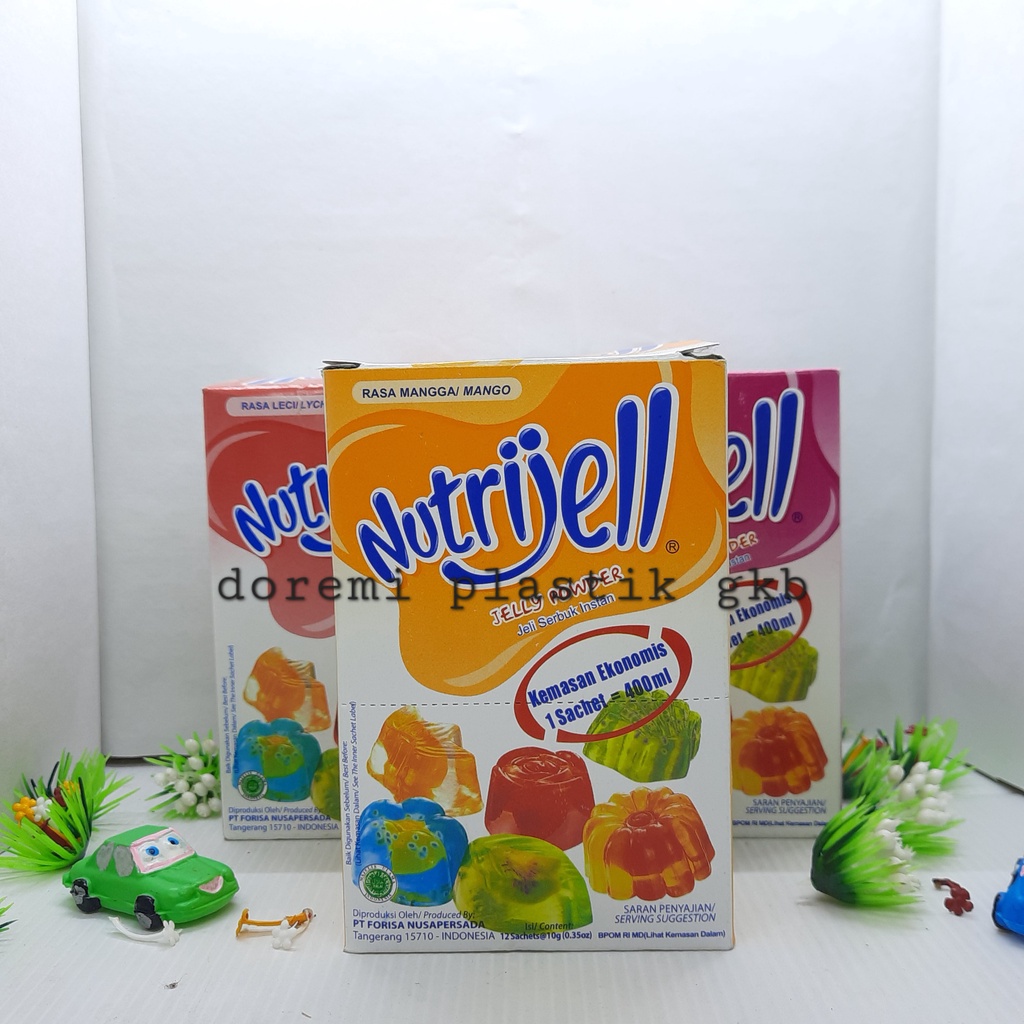 

[1 box] Nutrijell / nutrijell kecil Kemasan Ekonomis / Agar agar jeli nutrijell sachet 12pcs
