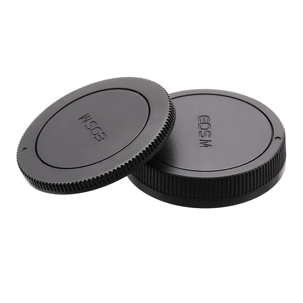 Set Body Cap Lens Rear Cap Mirrorless Canon  Tutup Body Lensa EOS M M10 M2 M3 M5 M6 M100 M200 M50