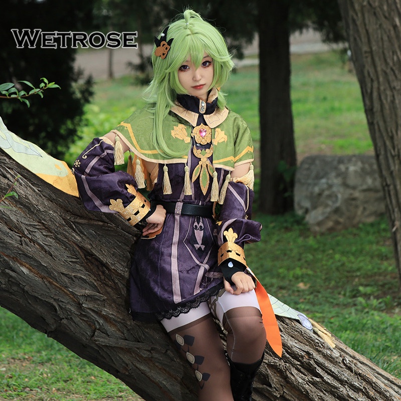 【Wetrose】Genshin Impact Sumeru Collei Cosplay Costume Cos Set