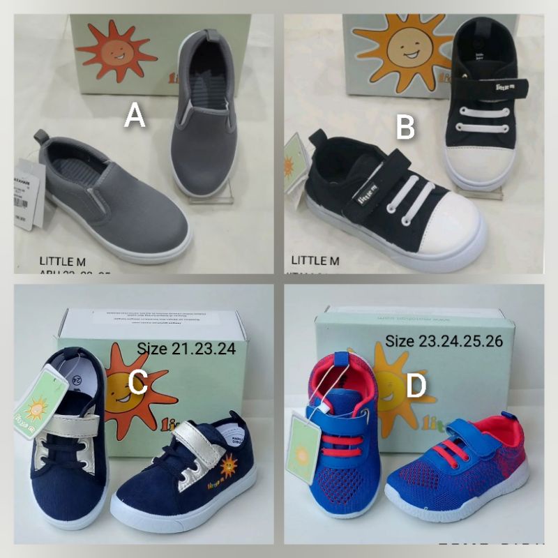 Sepatu Anak Cowok Laki Laki Branded Matahari Little M