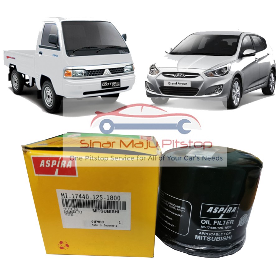 Astra Aspira Original Filter Oli Mobil MITSUBISHI COLT T120SS & MAVEN & HYUNDAI EXCEL & HYUNDAI H1 B