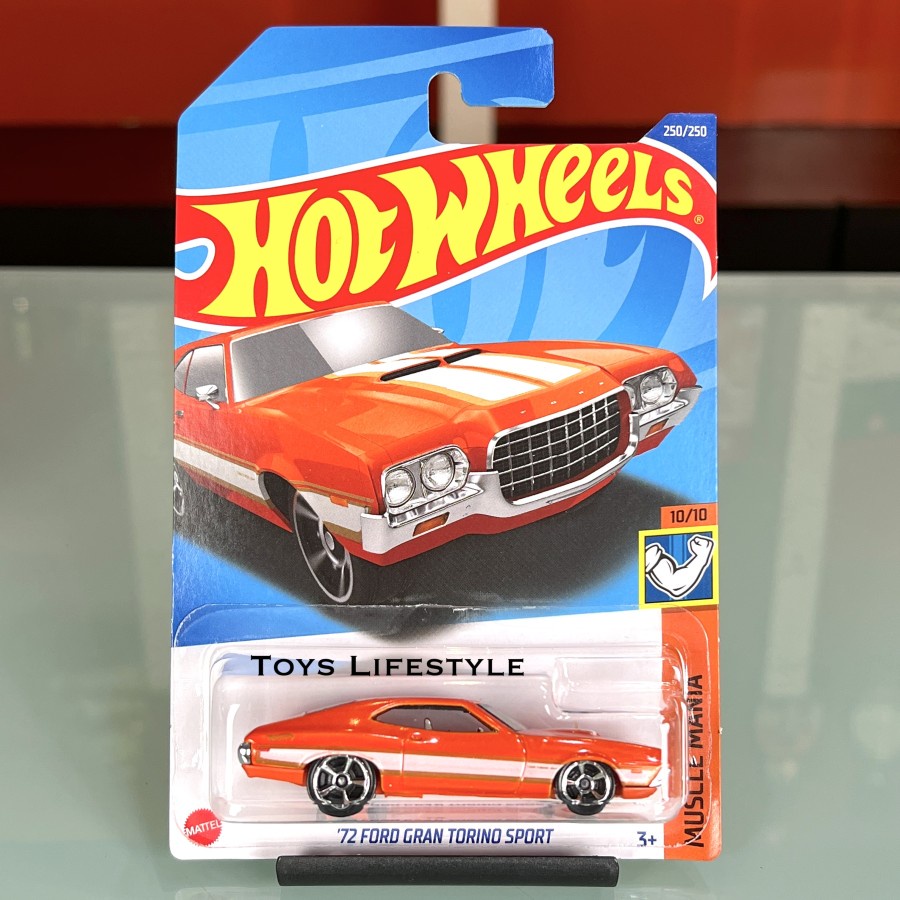 Mobil Hotwheels Hot Wheels Diecast - 72 Ford Grand Torino Sport