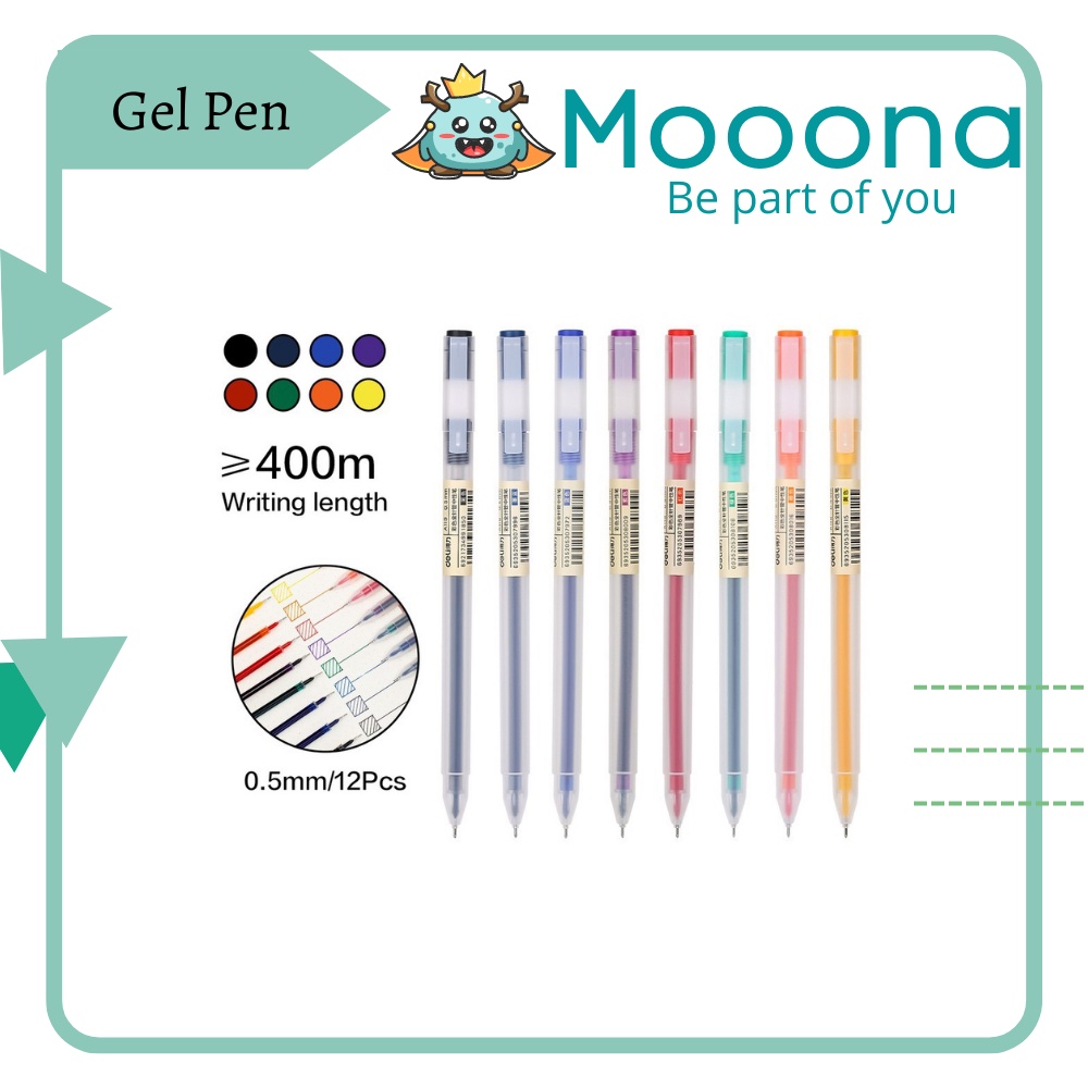 

DELI pulpen gel warna 0.5 mm A199