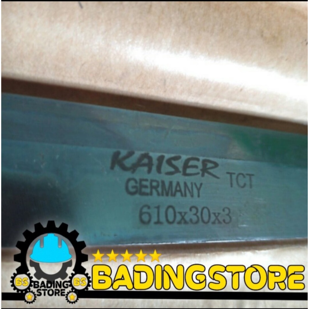 Mata Pisau Planer TCT 610 X 30 X 3mm TCT PLANER KNIFE KAISER Mata Pisau Serut Kayu TCT 610x30x3mm