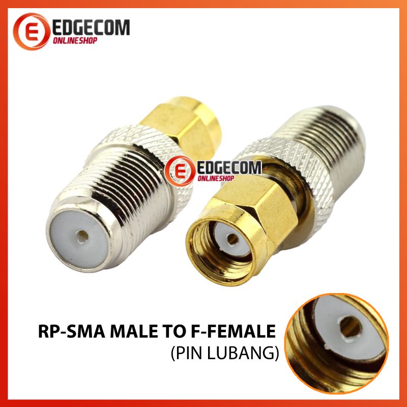 Konektor / Sambungan F Female to RPSMA / SMA Male 1PCS