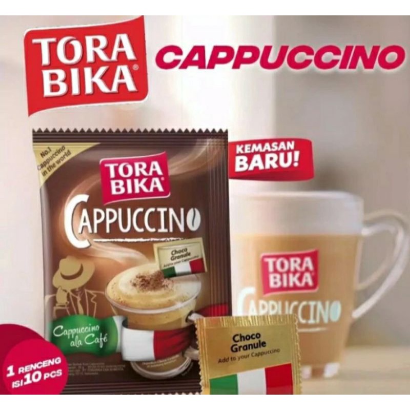 

Torabika kapucino (serenceng 10pcs @ 25gr)