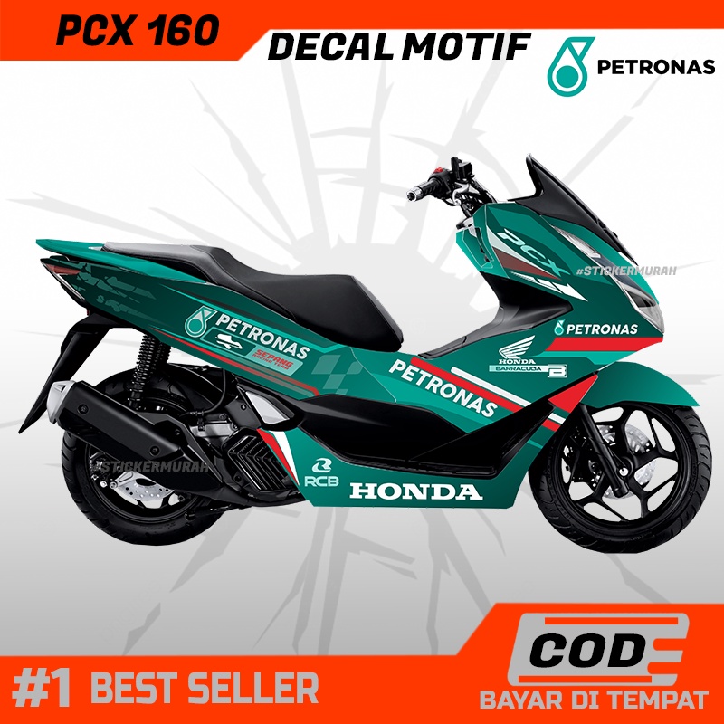 PETRONAS DECAL PCX 160 MOTIF PETRONAS KEREN DECAL MURAH MOTIF PETRONAS