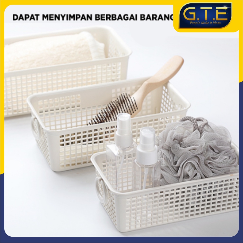 GTE | STORAGE BASKET | KOTAK PENYIMPANAN | KERANJANG BUAH | STORAGE TWO HANDLES