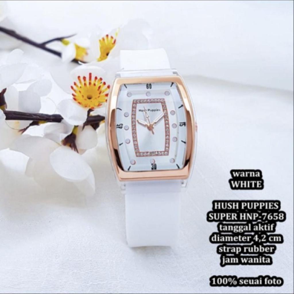 Kws Jam Tangan Wanita Korea Fashion Oval Strap Rubber HP66