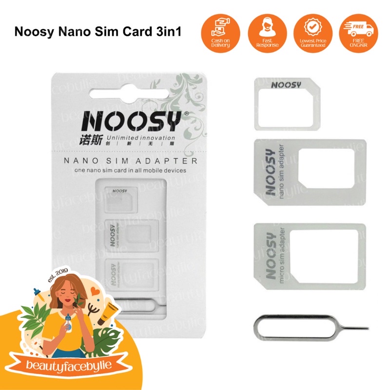 ADAPTER SIM CARD NOOSY - NOOSY NANO SIM CARD ADAPTER -