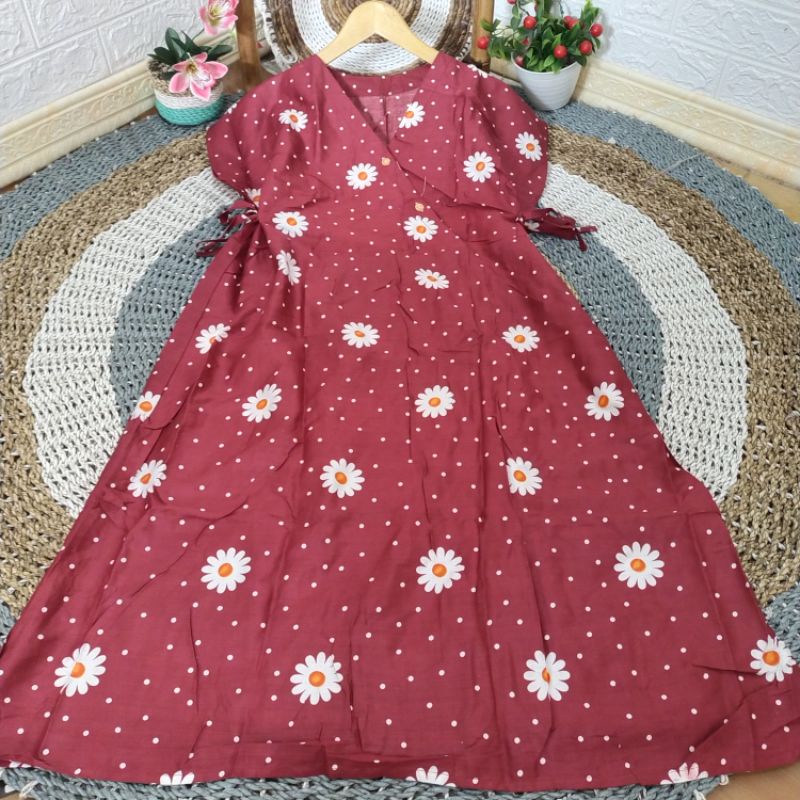 DASTER KIMONO PENDEK || DRESS KIMONO || HOMEDRESS KIMONO KEKINIAN-Bungga ccc