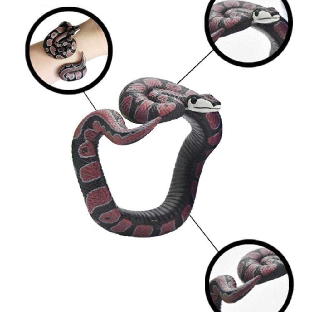 [Elegan] Ular Gelang Cobra Punk Hadiah Untuk Teman Simulasi Ular Menyenangkan Prank Ular Python Mainan Rumit