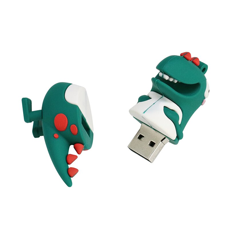 Flash Disk USB 2.0 2TB High Speed Bentuk Dinosaurus Lucu
