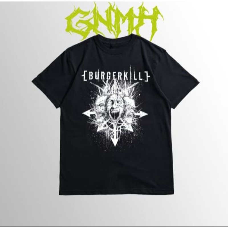 Tshirt Band Burgerkill Kaos Band Burgerkill Kaos Musik Metal Kaos Burgerkill x Maternal Kaos burgerk