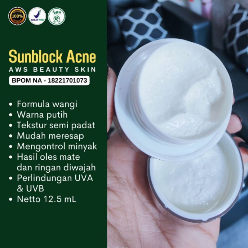 sunblock acne by aws beauty skin