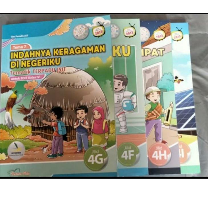 READY BUKU SISWA TEMATIK TERPADU JSIT SD MI KELAS 4 PENERBIT PUSTAKA MULIA KURIKULUM 2013 TERBARU $ 