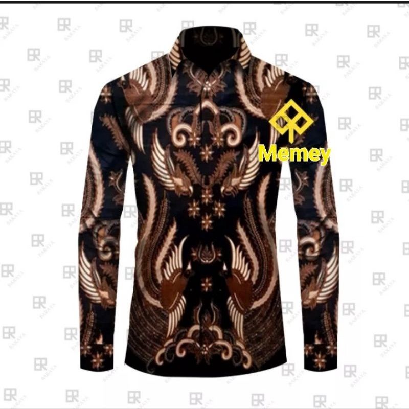 Kemeja Batik Pria Lengan Panjang