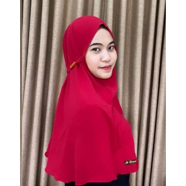 Hijab Bergo crinkle premium tali non pet