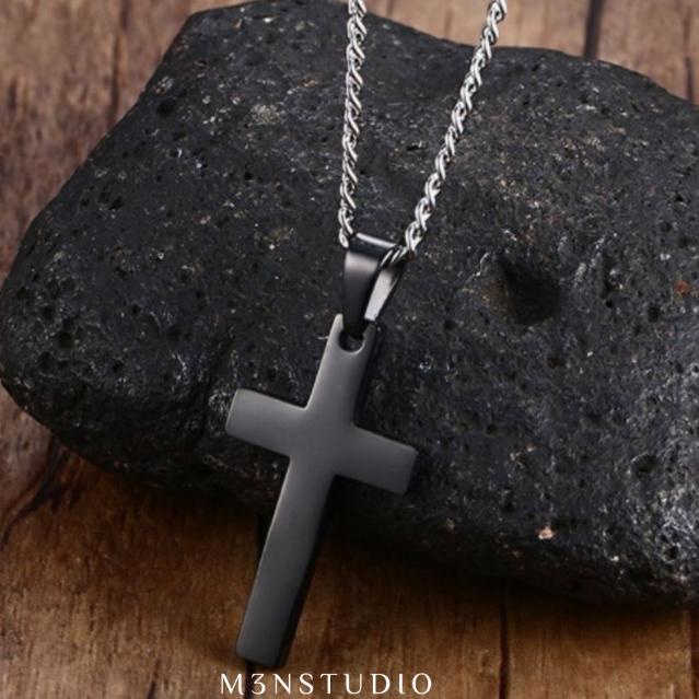 KALUNG SALIB PRIA KOREA / KALUNG LIONTIN SALIB / KALUNG PRIA / KALUNG - Emas