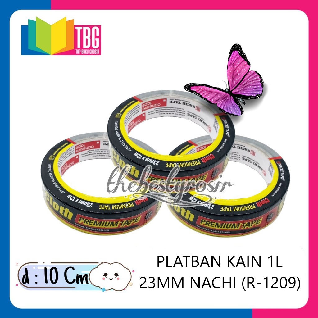 

1 ROLL PLATBAN KAIN 1L 23MM NACHI / LINEN 23 MM NACHI / PLAKBAN KAIN (R-1209)