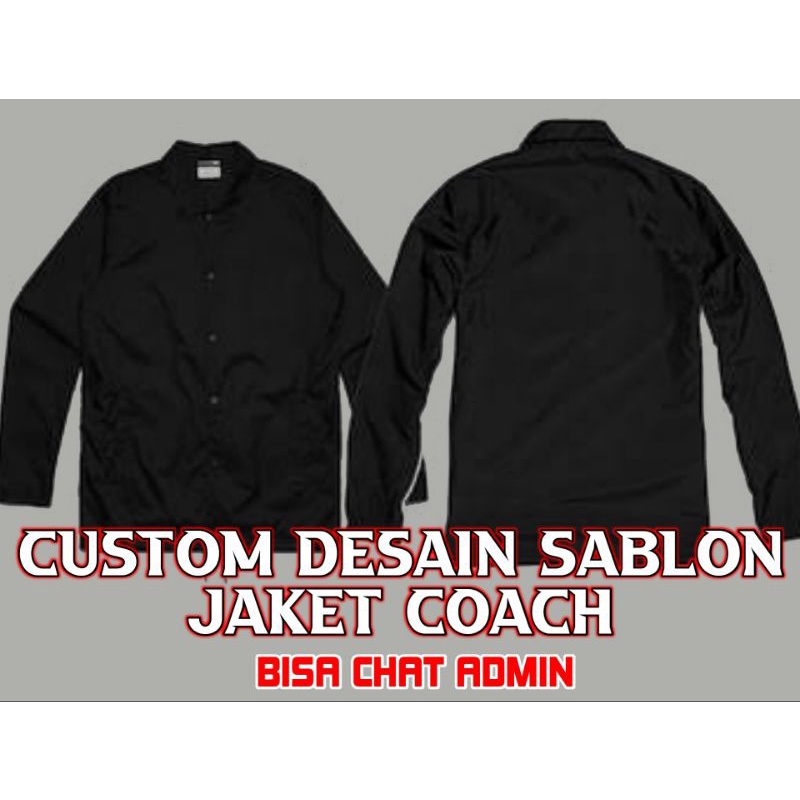 CUSTOM JAKET COACH