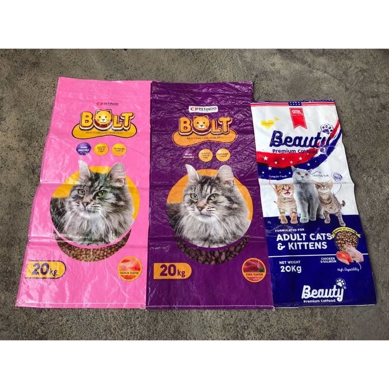 KARUNG BEKAS MAKANAN KUCING
