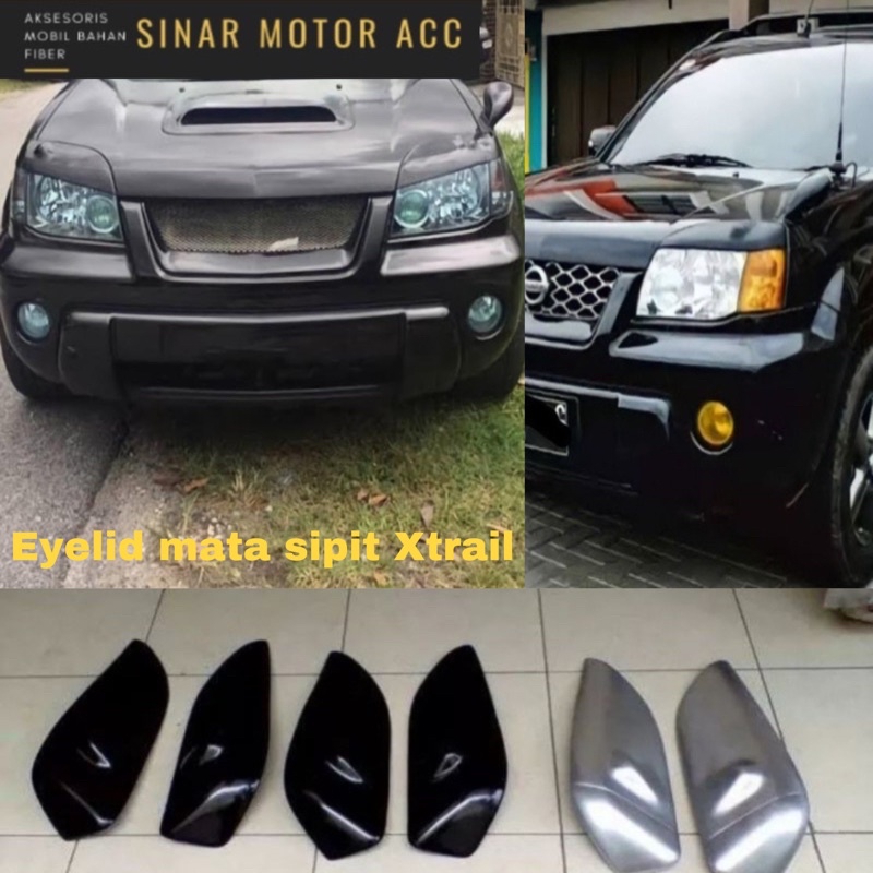 Eyelid mata sipit lampu mobil xtrail T30 satu pcs