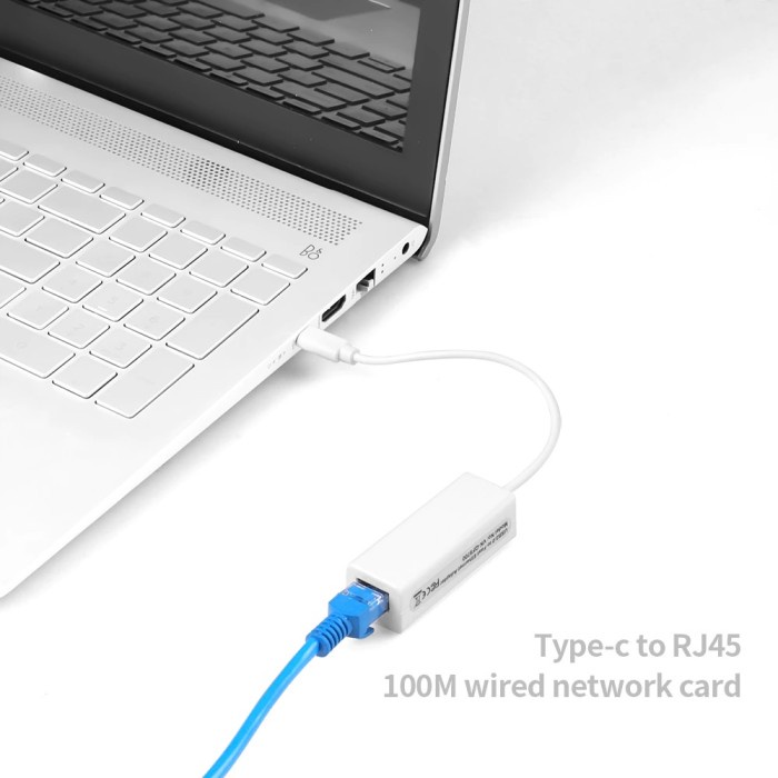 USB Type C to LAN Ethernet Internet RJ45 RJ-45 Network USB 2.0 9700