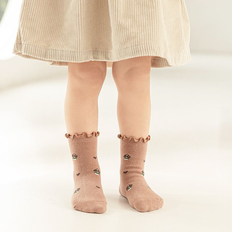 COD- Kaos kaki anak perempuan MOTIF LOVE / Kaos kaki premium ala korea / kaos kaki baby 0-24 Bulan
