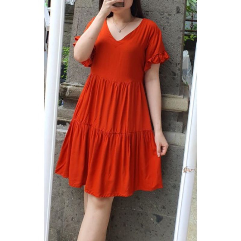 BAJU ATASAN  DRESS WANITA KOREAN STYLE TERBARU DASTER CANTIK MAMA MUDA KEKINIAN BAHAN RAYON  PREMIUM