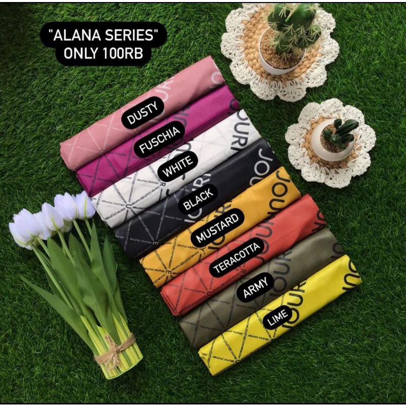 HIJAB SEGIEMPAT JOURNEY SCARVES ALANA SERIES ORIGINAL TERMURAH