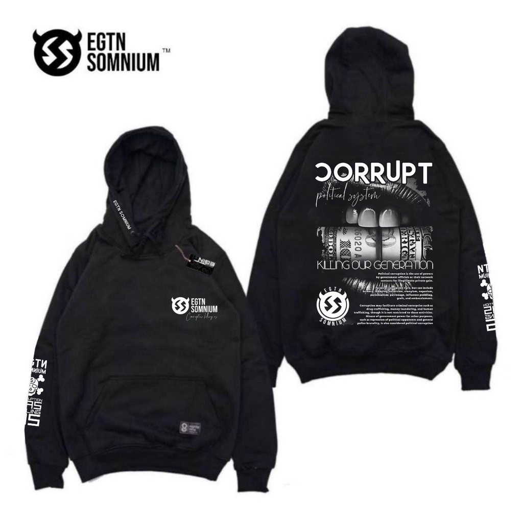 HOODIE CROP PUNISHMENT DISASTER FREE STIKER