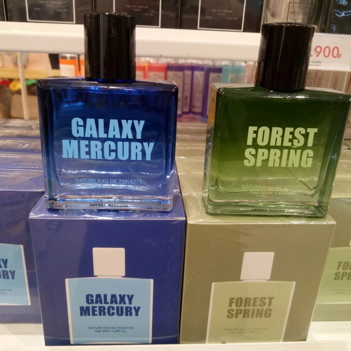 Parfum Pria Miniso Forest Spring Dan Galaxy Mercury Asli