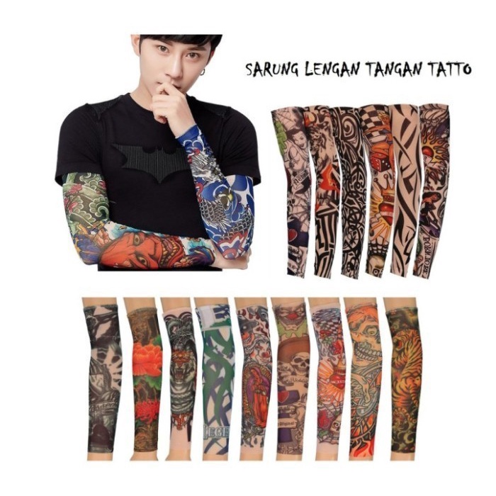 barokah gamis MANTTO ARM SARUNG TANGAN LENGAN TATO PALSU BAHAN LEMBUT